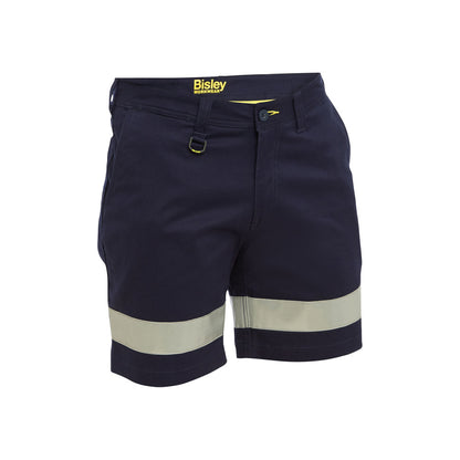 Short Tape Stretch Short Cotton 280gsm Navy 87R Bisley_40115053_BSH1008T_BPCTR87