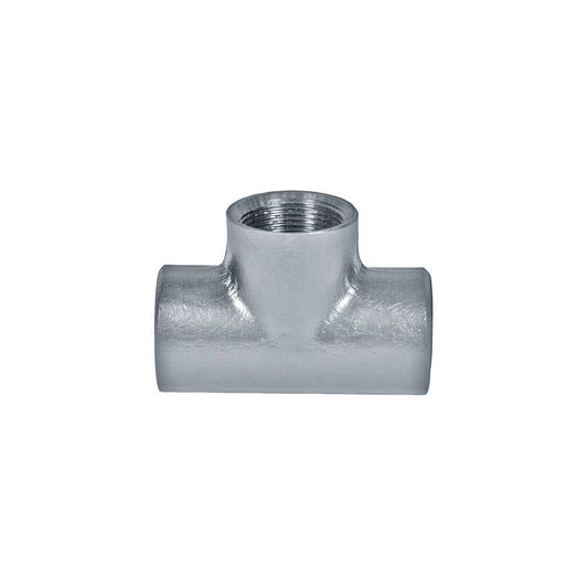 Equal Tee Galvanised Medium Pressure Female 1 BSPT 25mmNB Peal 88809993 ST25G