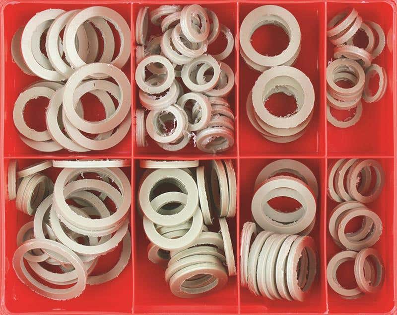 Grab Kit Washer Polypropylene 10 Sizes 1/2''- 30mm 123 Piece 88821210 CA1460