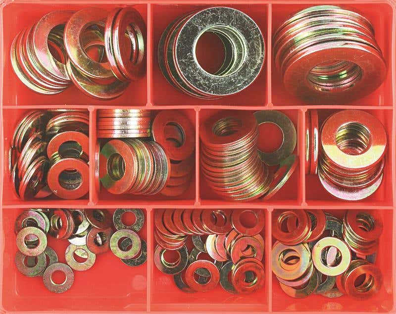 Grab Kit Washer Flat High Tensile 10 Sizes 1/4-1'' 88830244 CA1755