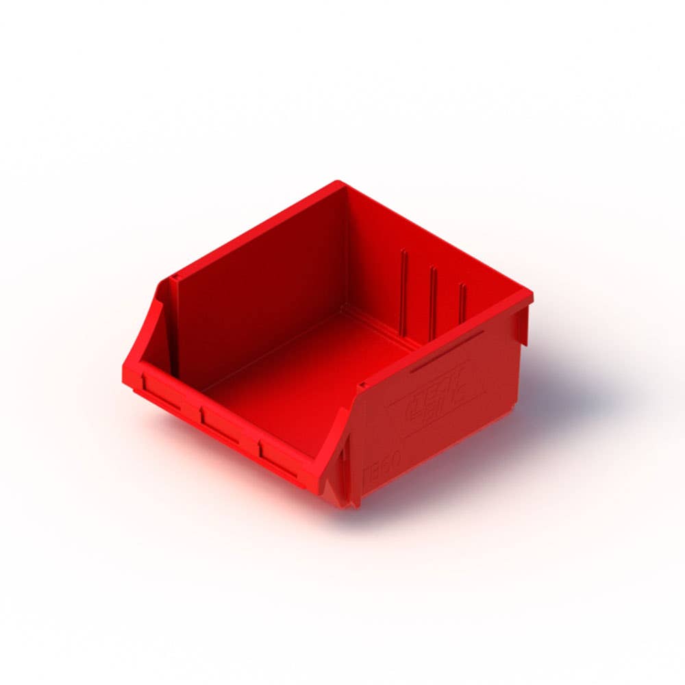 Plastic Parts Bin 24L 458 x 414 x 215mm Red 88833034 APTB60RED