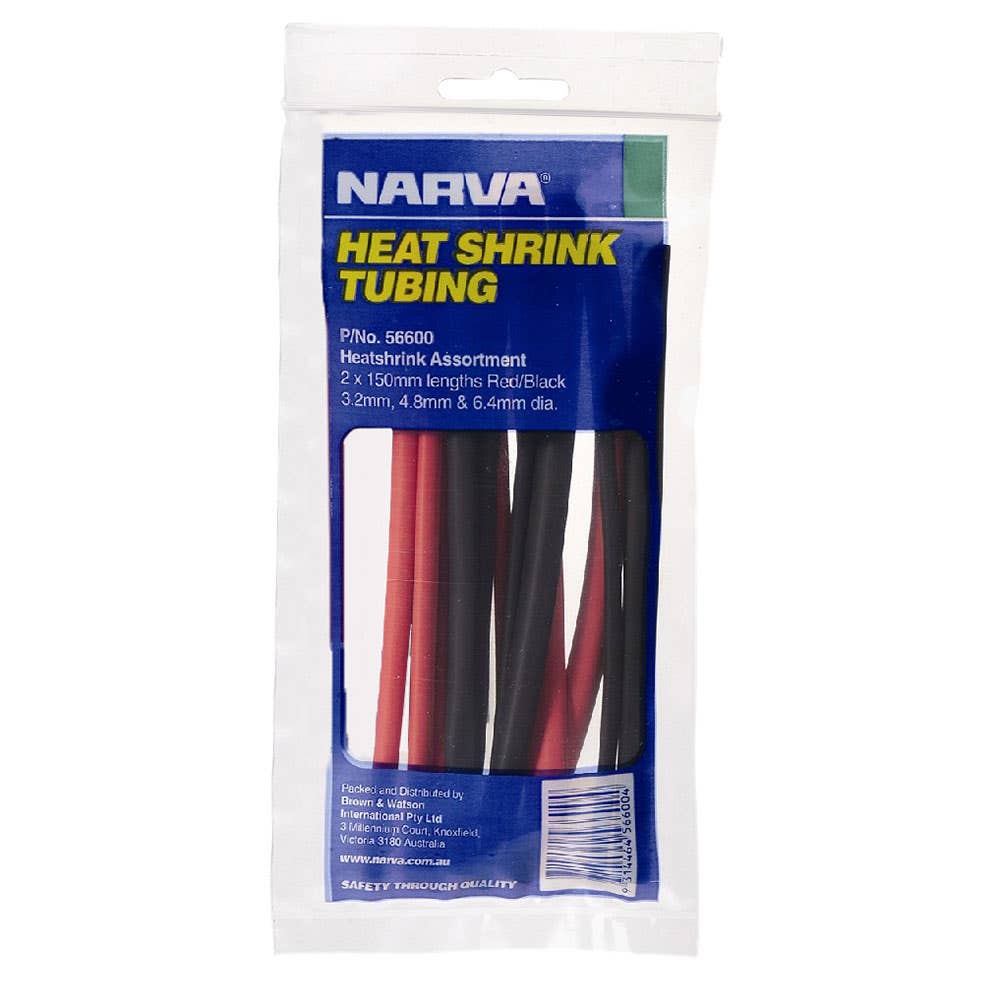 Heatshrink Assortment 3.2-6.4mm 150mm For Narva 88835025 56600