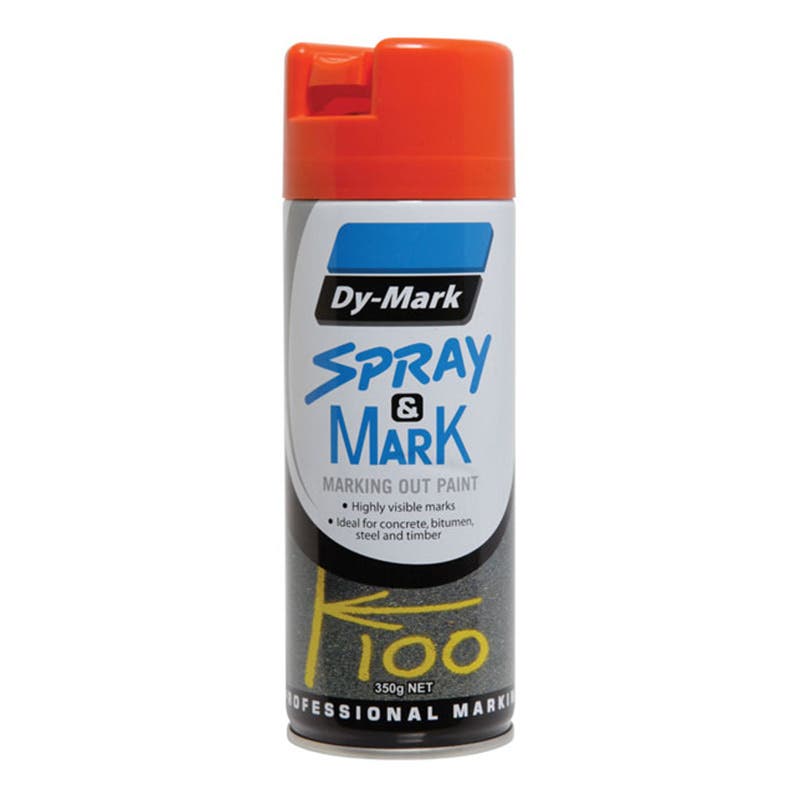 Marking Paint Spray &  Mark Orange Aerosol 350g Dy-Mark_88837558_40013506
