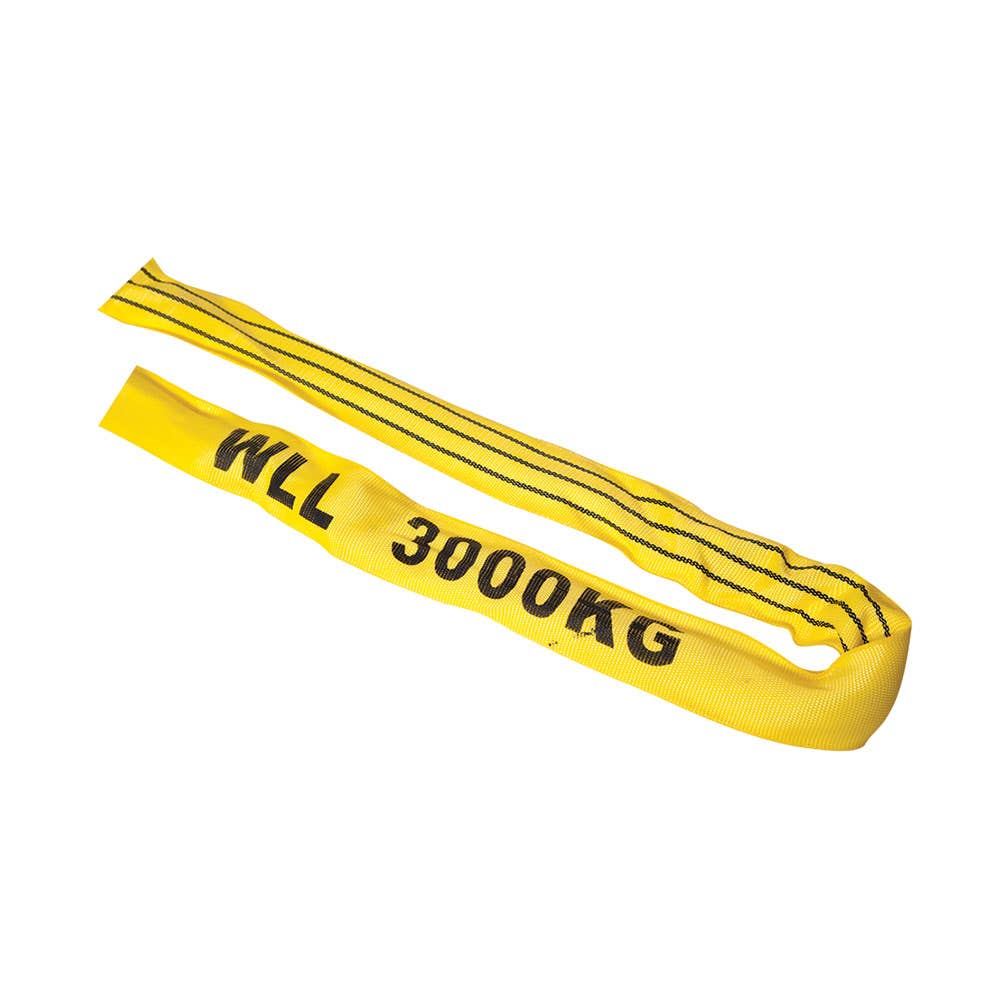Saturn 3t 5m Yellow Round Polyester Lifting Sling 91180019 RS3x5