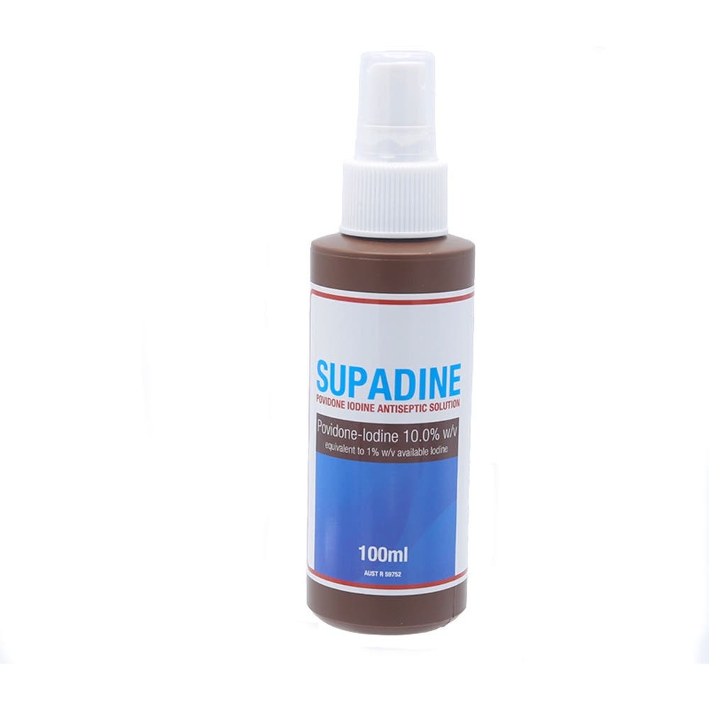 Supadine Antiseptic Pump Spray 100ml 88838407 856734