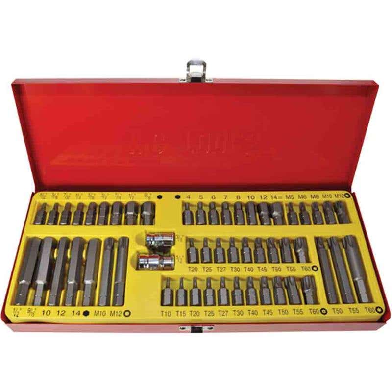 Bit Power Set 54 Piece Hex + Star 10mm Shank AF/Metric 88838731 A13390