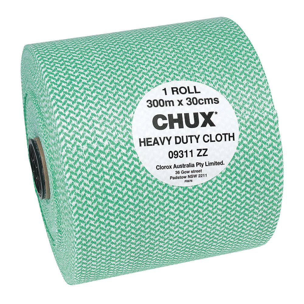 Chux&reg; Heavy Duty Superwipes&reg; Green 300mm x 300m 88842393 09311