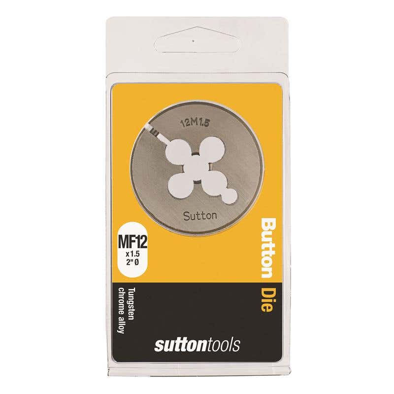 Die Button 2'' OD Carbon Steel ISO Fine 12mm x 1.5P 88844189 M4051207
