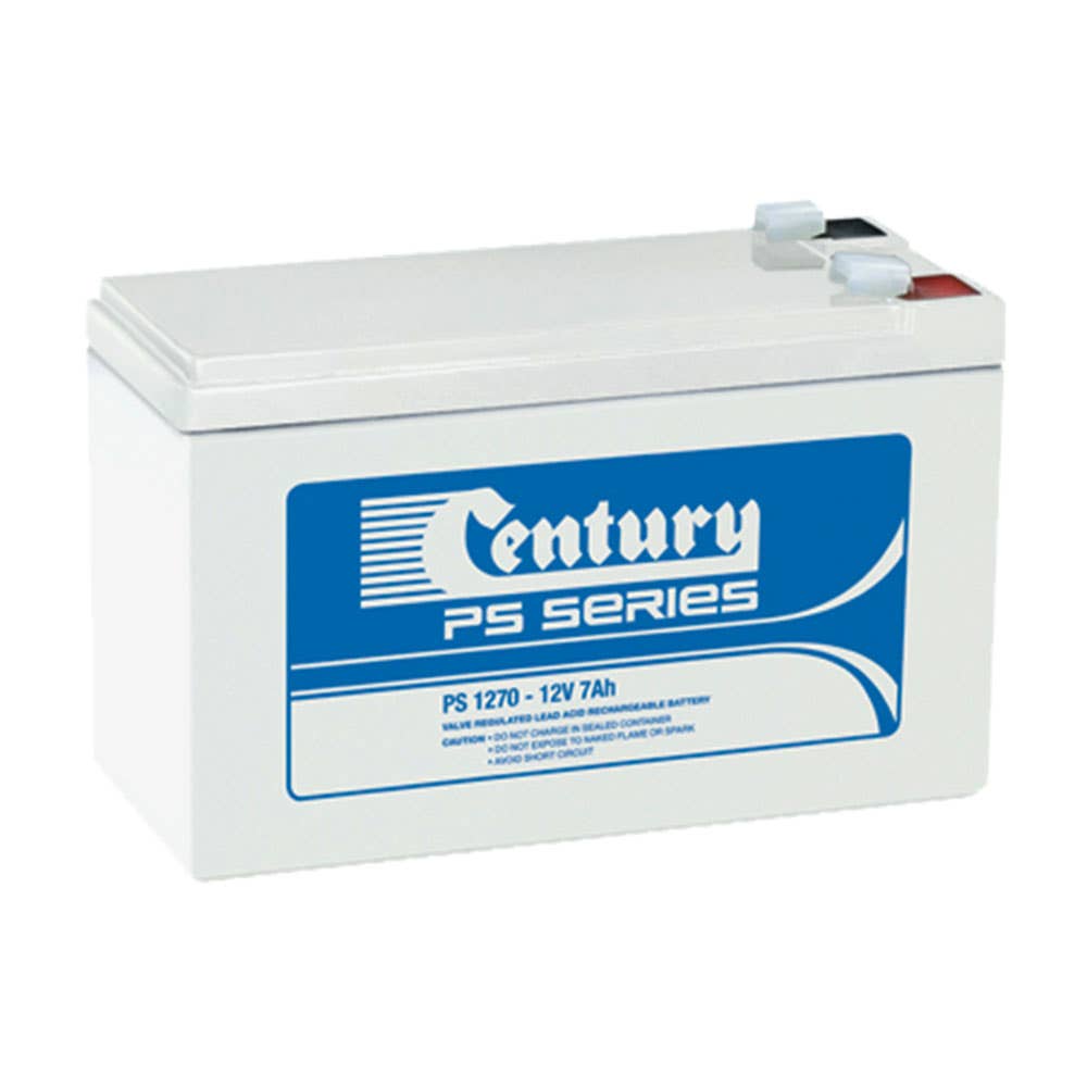 Battery Sealed Lead Acid 12V 7Ah PS1270S Century 88850164 170014