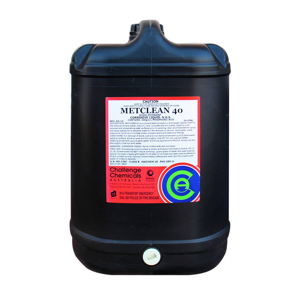 Antiscalant Calcium Remover Metclean 40 25L 88850183 MET0025