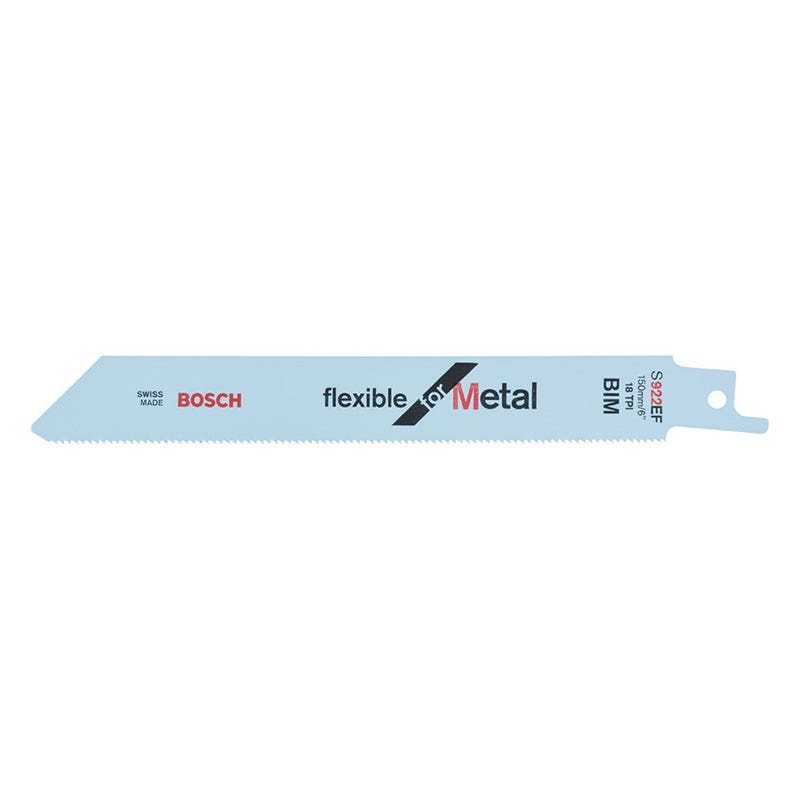 Blade Saw Sabre Metal S922EF Flexible 150mm Bosch Pk 2 88850801 2.608.656.038
