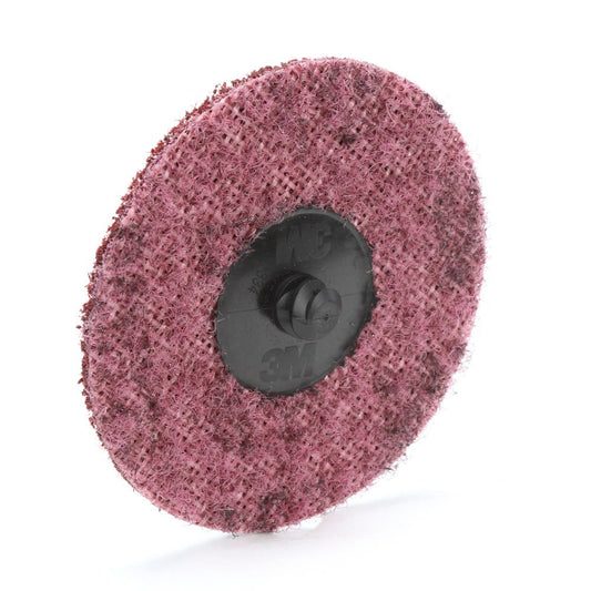 Disc Surface Conditioning Maroon 75mm Medium Roloc Scotch Brite 3M_88850922_7000000755