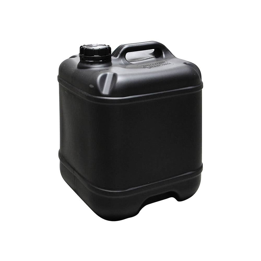 Container Cube Plastic Black 20L + Screw Cap + Bung 29000104 PL-20LTR-3290-BK