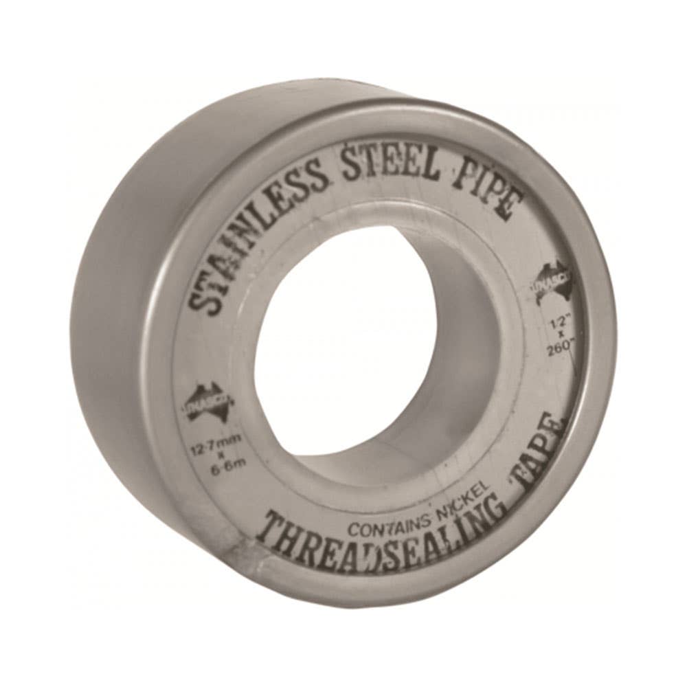 Stainless Steel Thread Sealilng Tape 25mm x 6.5m 94910006 T4HS002