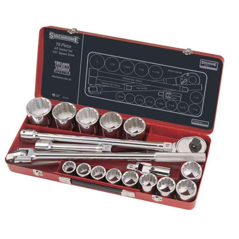 Socket Set 3/4'' Dr AF 19 Piece 88889573 SCMT15405