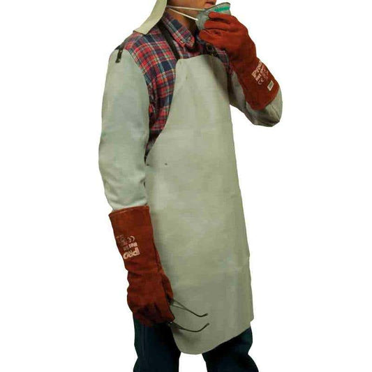 Apron Welders Chrome Leather Bib 600 x 900mm Prochoice 88891741 WA96