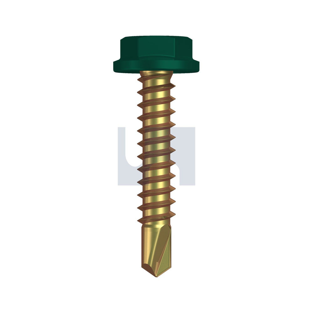 Sds Flg Hex Hd Cottage Green -Zyp #10-16 25 - Pk 1000_40094429_TCGMYFH1016025
