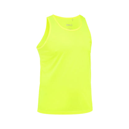 Singlet Recycled Poly 140gsm Yellow S Bisley_40114285_BK0439_BF51S