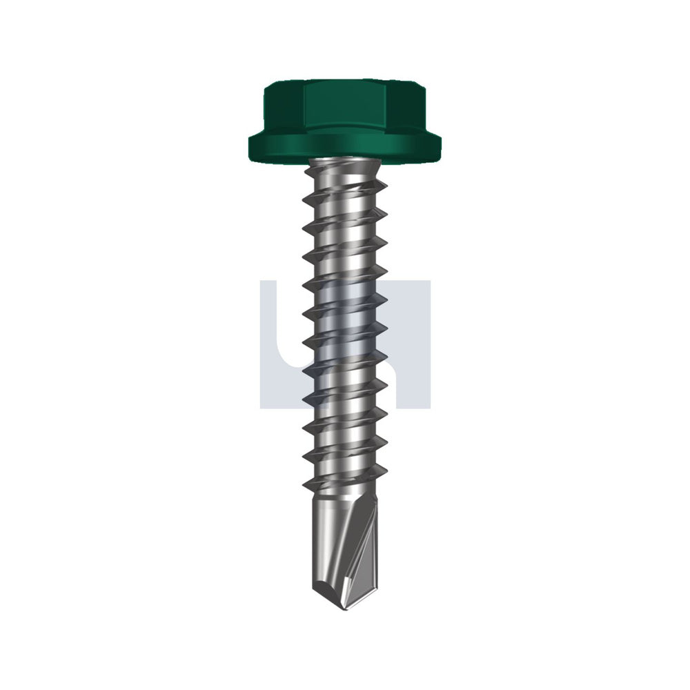 Sds Flg Hex Hd Cottage Green -Cl4 #10-16 25 - Pk 1000_40094401_TCGM4FH1016025