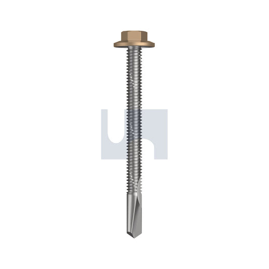 S500 Sds Flg Hex Hd Pale Terracotta - Cl4 As3566 #12-24 65 - Pk 500_40098490_TPT54FH1224065