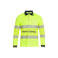 Shirt Womens Traffic Control L/S Poly/Cotton Tape Polo Yellow 22 Workit_40114023_5014TCY22