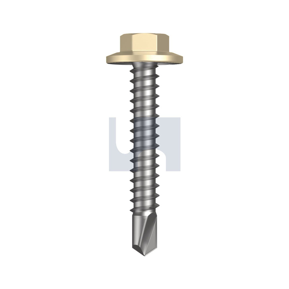 Metal Sds Flanged Hex Head Primrose - Cl4 As3566 #12-14 35 - Pk 1000_40095513_TPRM4FH1214035