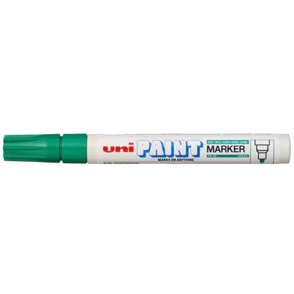 Uniball Px20 Paint Marker Medium Bullet Point 2.8mm Box 12 Green 9000142 UNIPX20P - GREEN