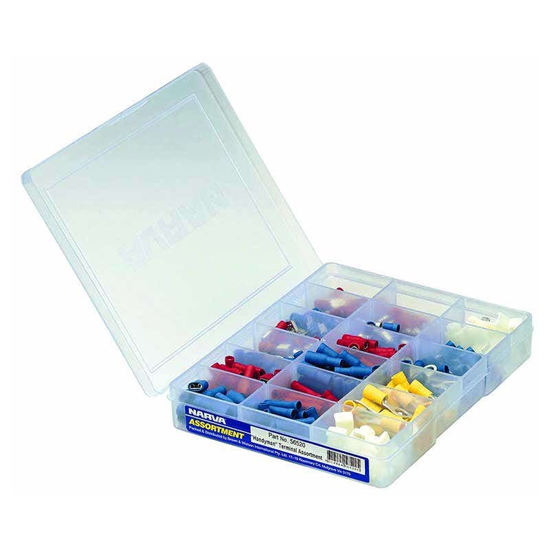 Terminal + Connector Kit 320 Piece Handyman Narva 90002001 56520