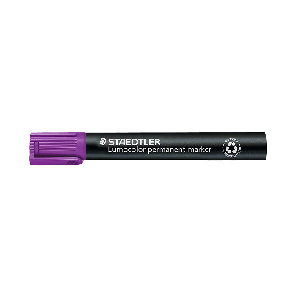 Staedtler Lumocolor Permanent Marker 352-6 Bullet Point 2mm Purple Pack 10_9000208_352-6