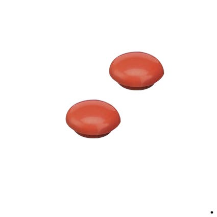 Vista Magnetic Buttons 20mm Pack 10 Orange 9000410 VWMAG20O