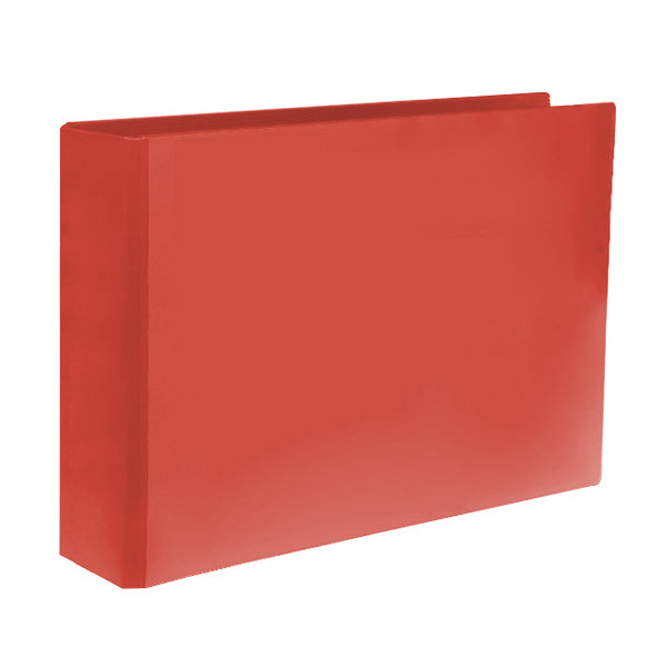 Binder A3 Landscape 4D Ring 50mm Custom Made Red_9000724_L4D50A3