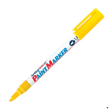 Artline 440XF Paint Marker Bullet Point 1.2mm Yellow 9000830 144007