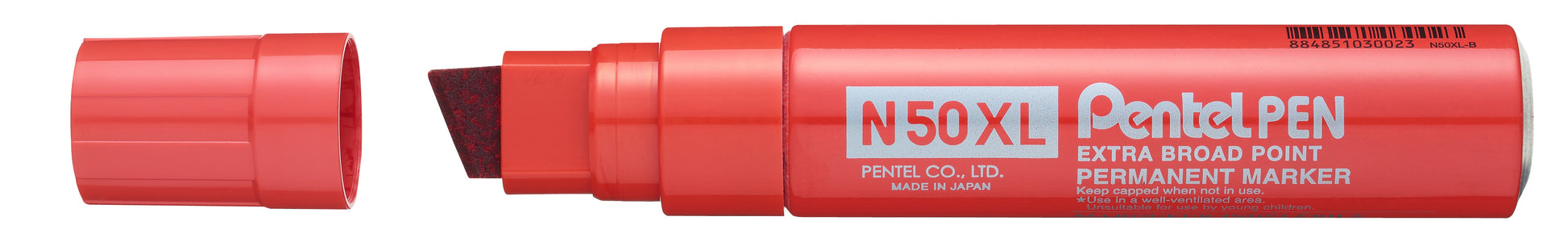 Pentel Marker N50Xl Jumbo Permanent (6) Red_9000876_39877