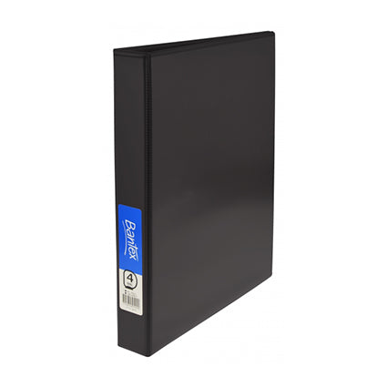 Bantex Insert Binder Ring A4 4D 25mm Black_9000930_38334