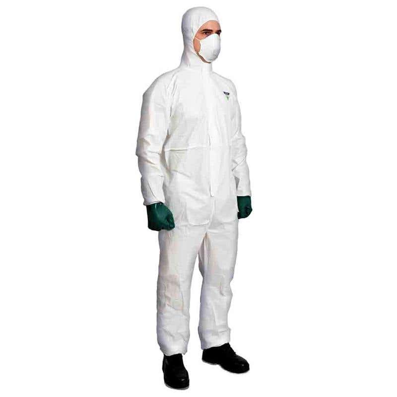 Coveralls Disposable Type 5/6 White Medium Covtech_90011327_GSSM20053