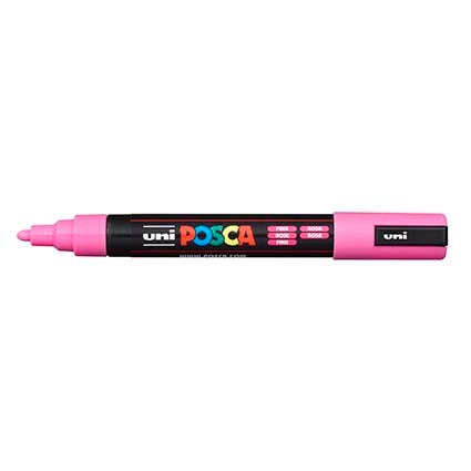 Marker Poster Uniball Posca PC5M Medium Bullet Point 2.5mm Pink_9001250_PC5MP