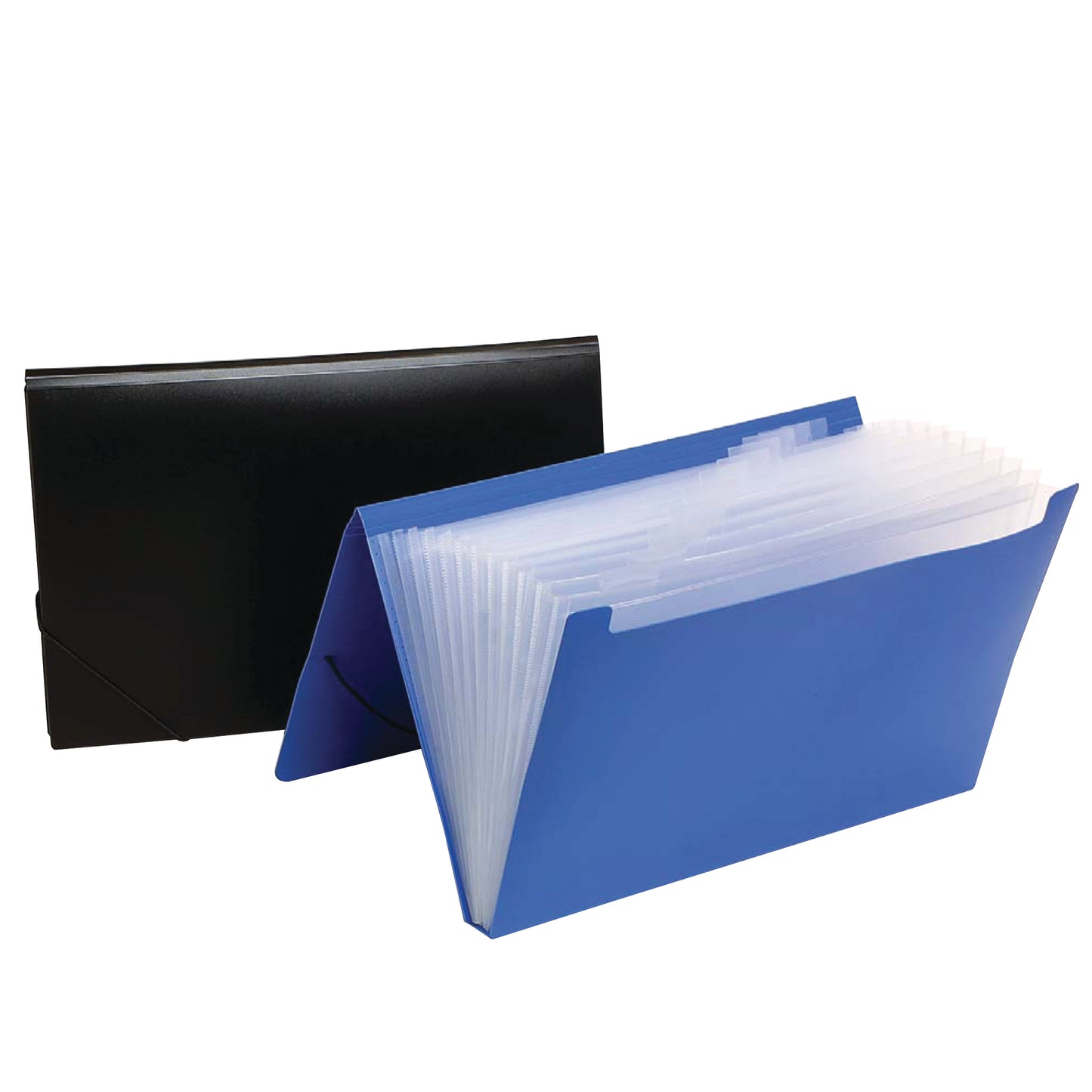 Marbig Expanding File Pp 12 Pocket Foolscap Black_9001375_9006502