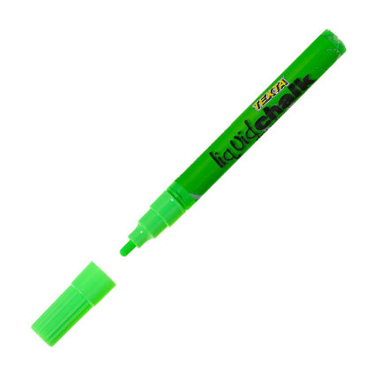 Texta Liquid Chalk Marker Dry Wipe Bullet Point 5.5mm Green_9001441_387960