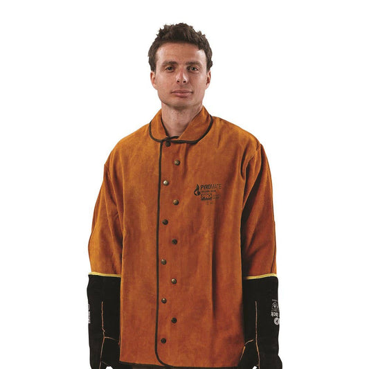 Jacket Welders All Leather Stud Closure Pyromate 2XL Prochoice 79017994 WJ2XL