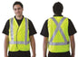 Vest Safety Hi Vis Fluoro Yellow X-Back Reflective Day/Night Small_219236_VDNYX-S