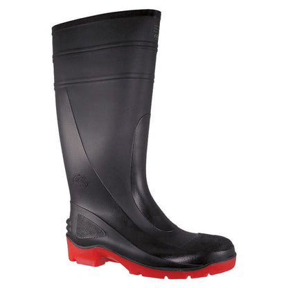 Gumboots Steel Toe PVC Black/Red Utility 10 Bata_90020772_892-65190-10