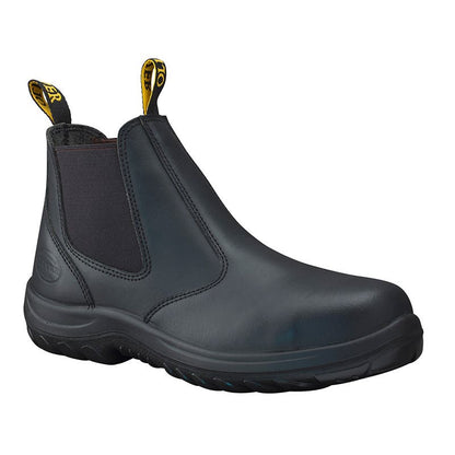 Boots Steel Toe Elastic Side TPU Sole Black 34-620 10 Oliver 237981 34-620-100