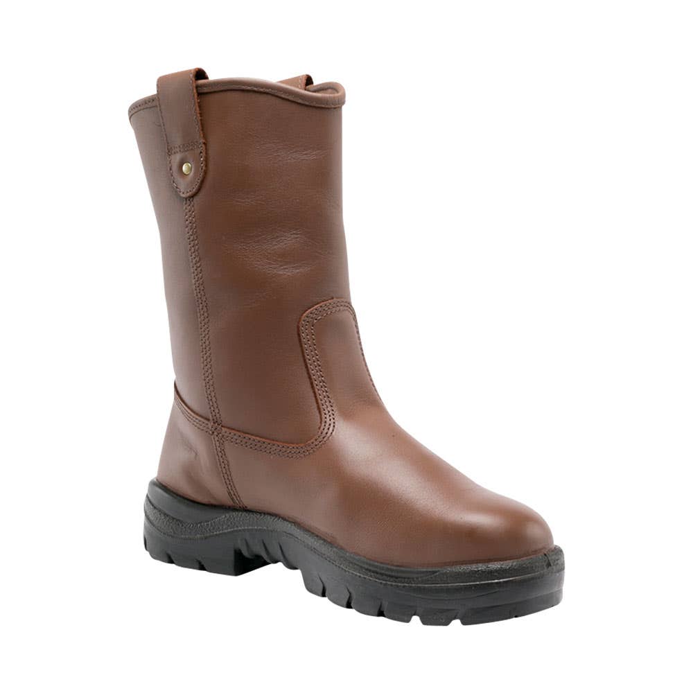 Boots Steel Toe Pull On Nitrile Sole Redwood Heeler 10.5_90028234_322315-105-RED