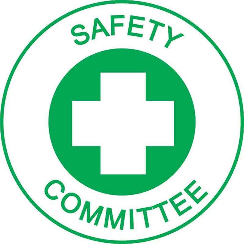Decal 52mm Hard Hat Self Adhesive SAFETY Committee 90030396 HHMSCO