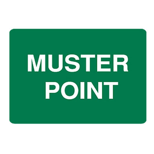 Sign MUSTER POINT 600 x 450mm Metal 90030630 90030630 852622