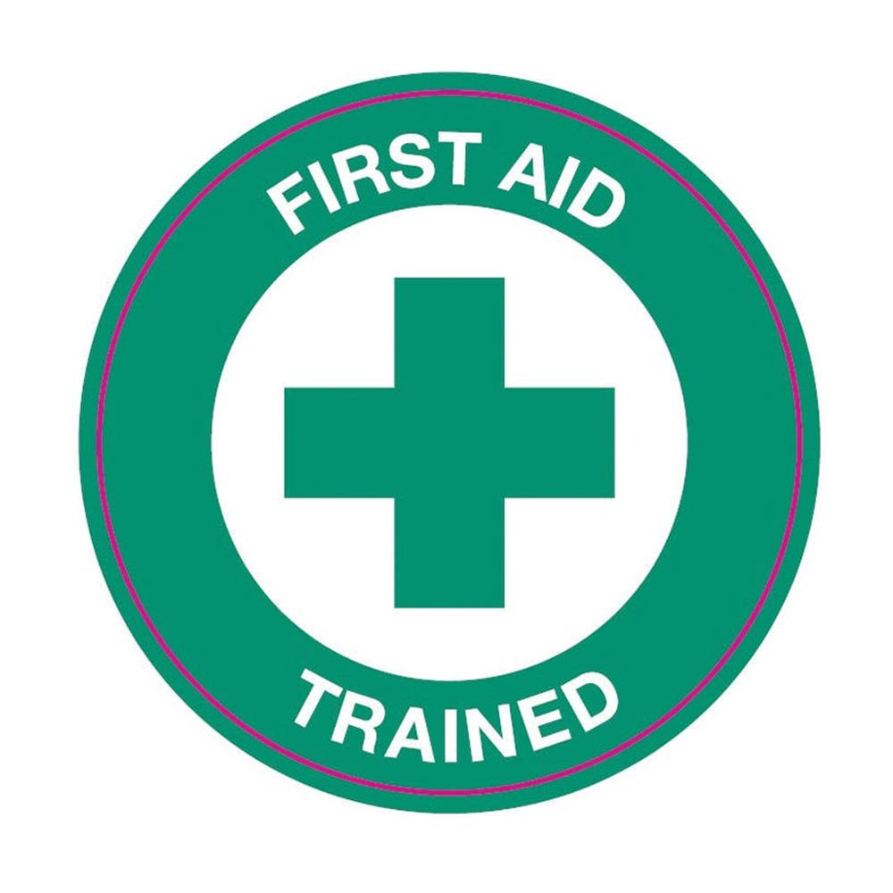 Sticker FIRST AID For Hard Hat Pk 4 90031602 42241