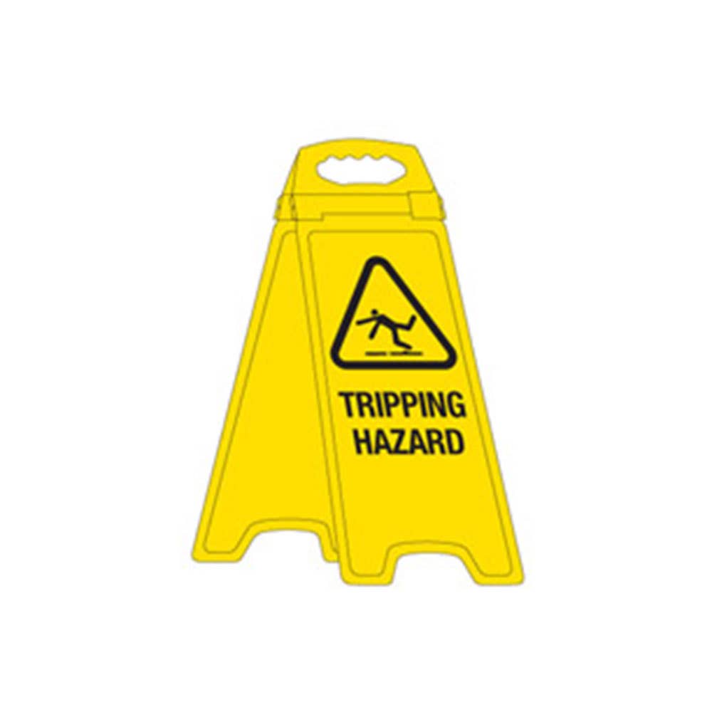 Self-Standing Tripping Hazard Safety Sign 90038362 841989