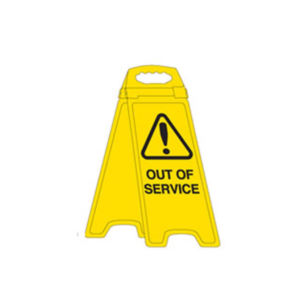 Self-Standing Out Of Service Safety Sign 90038365 841991