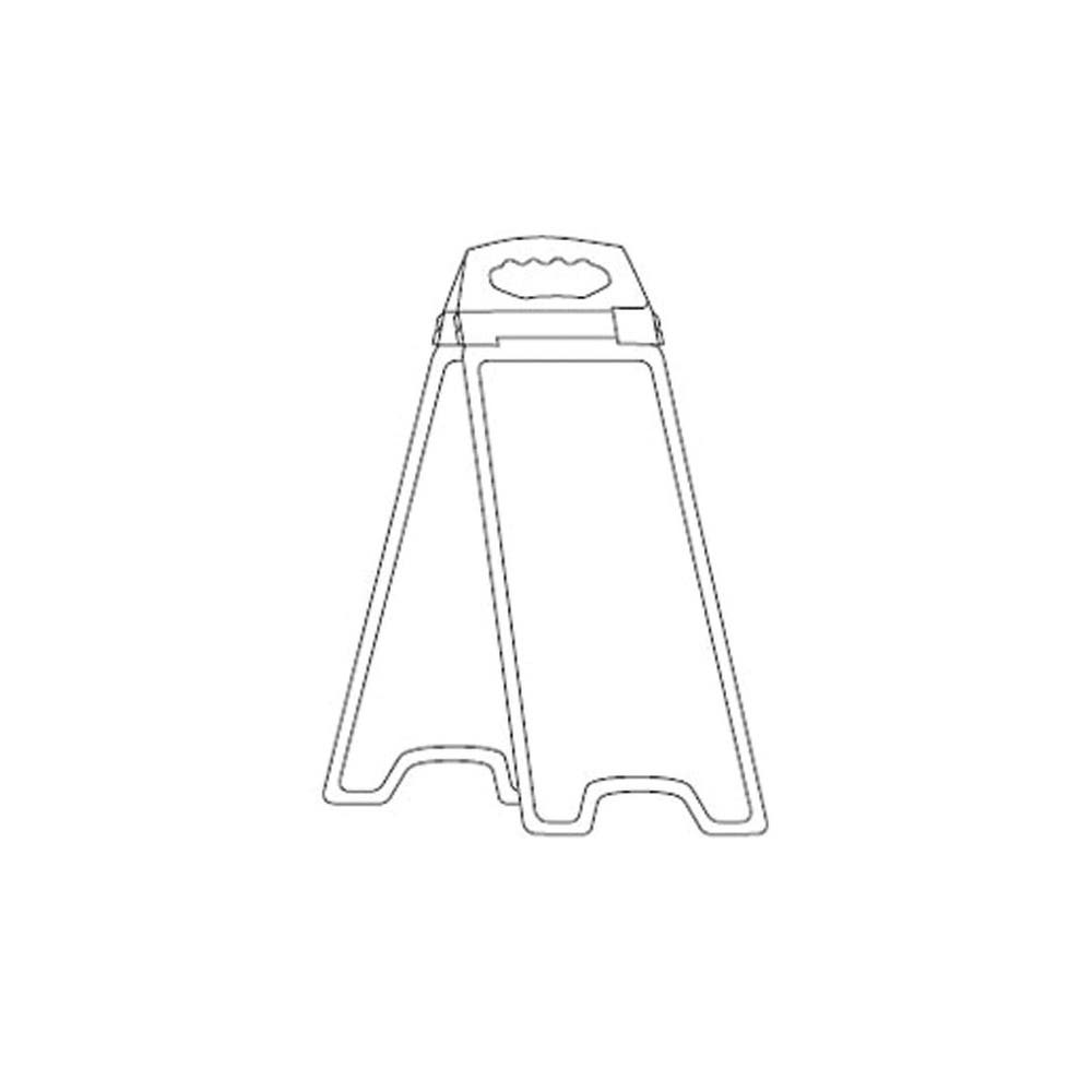 Sign Blank Stand 670mm White 90038374 843792