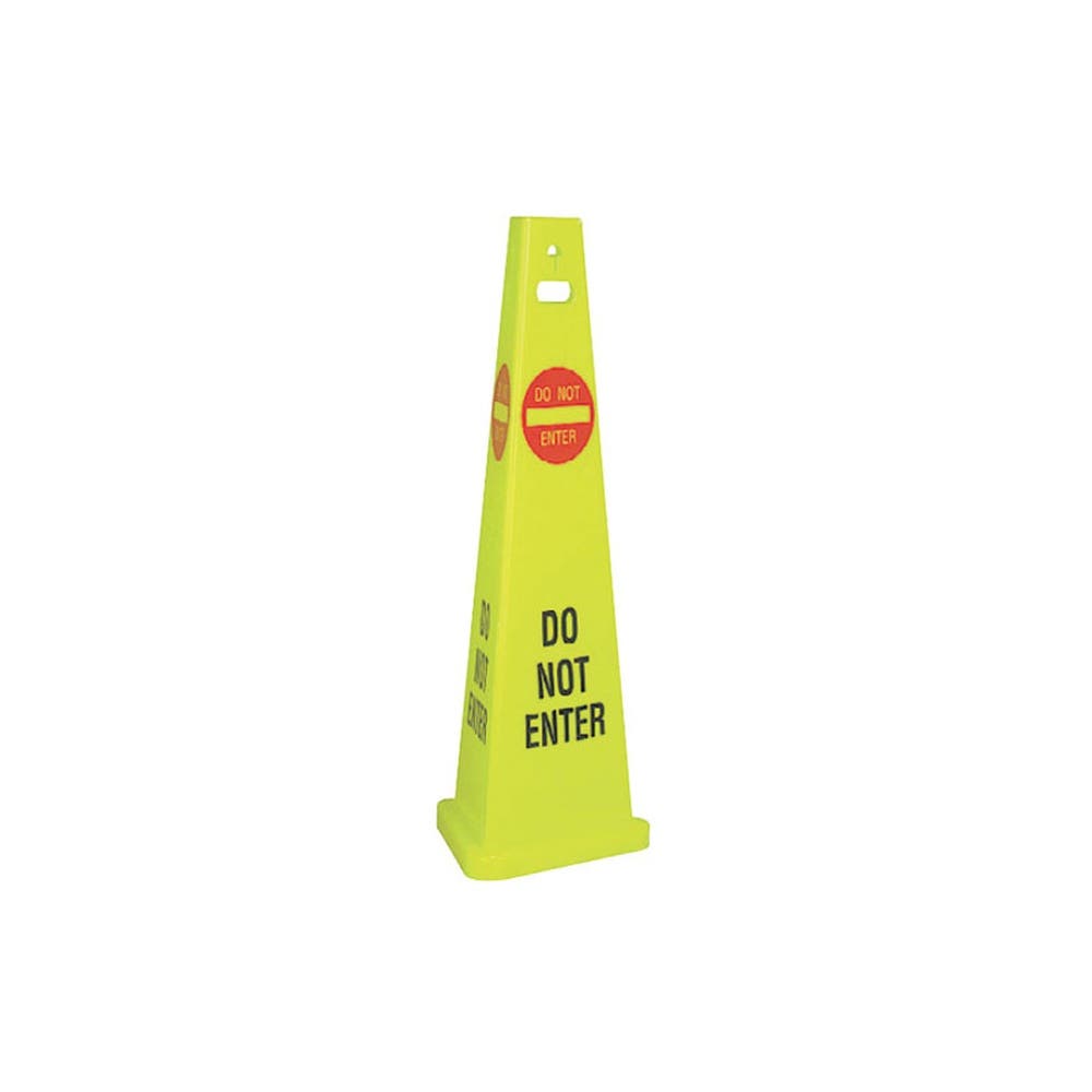 Sign DO NOT ENTER Cone Yellow 1000mm 90038410 848280